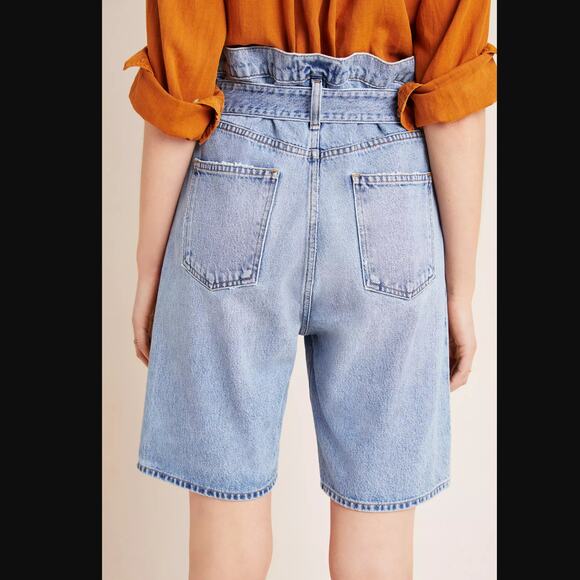 NWT AGOLDE Retro Ultra High-Rise Denim Shorts - 26 waist - Picture 3 of 10